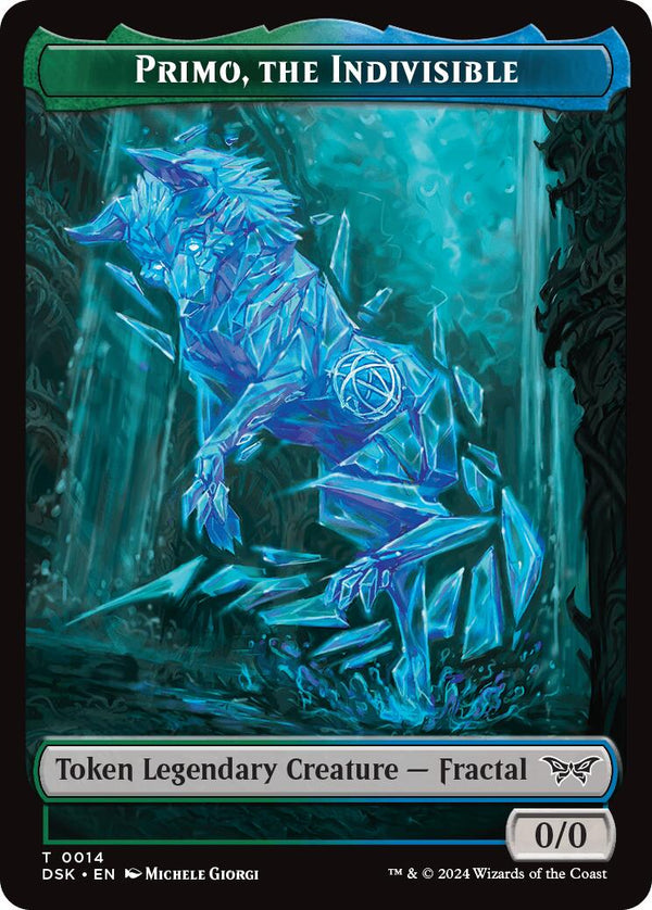 Primo, the Indivisible // Manifest Double - Sided Token [DSK - 14 // 18] - Cartes Sportives Rive Sud