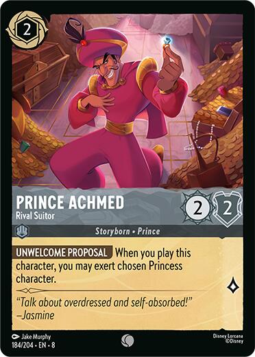 Prince Achmed - Rival Suitor [8 - 184/204] - Cartes Sportives Rive Sud