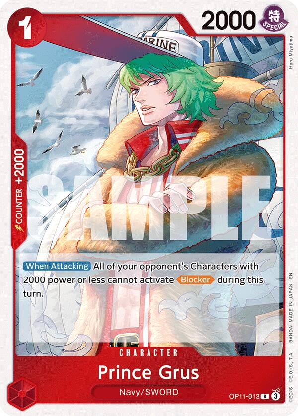Prince Grus [OP11 - OP11 - 013] - Cartes Sportives Rive Sud