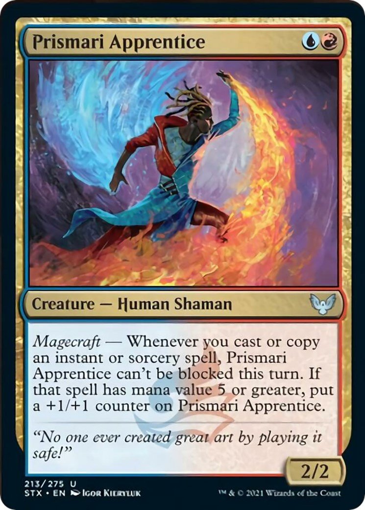 Prismari Apprentice [STX - 213] - Cartes Sportives Rive Sud