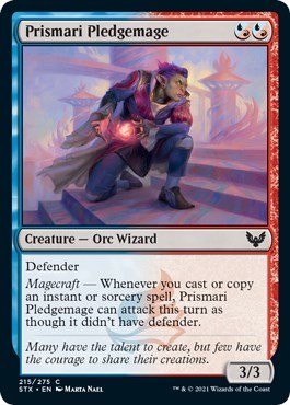 Prismari Pledgemage [STX - 215] - Cartes Sportives Rive Sud