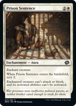 Prison Sentence [BRO - 21] - Cartes Sportives Rive Sud