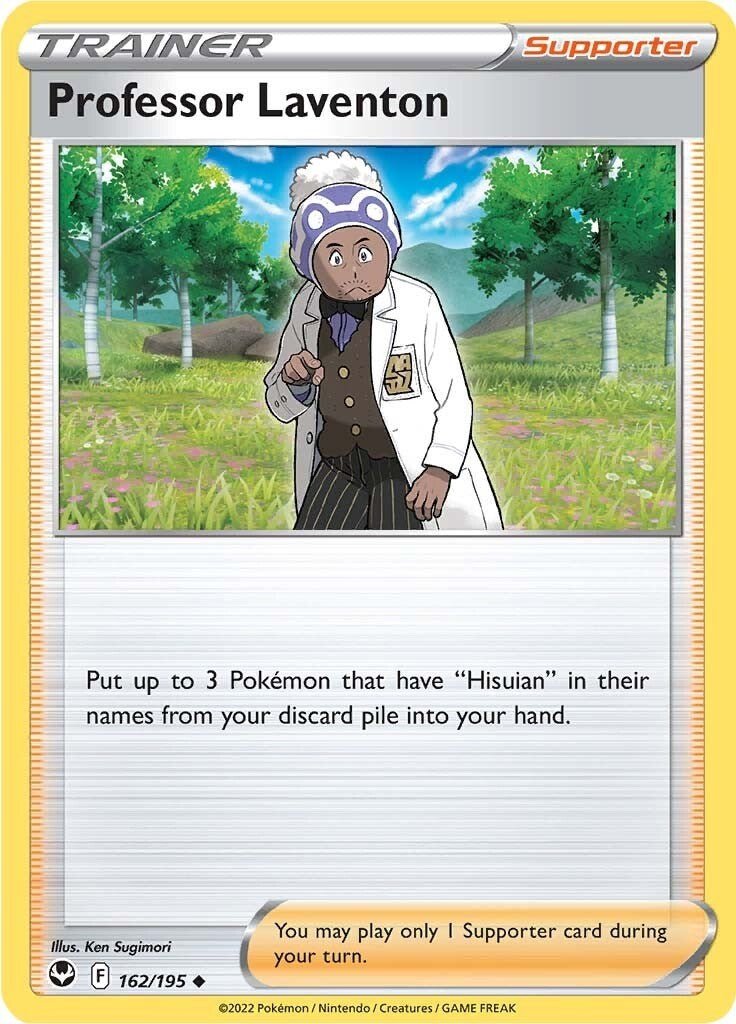 Professor Laventon [SWSH12 - 162/195] - Cartes Sportives Rive Sud