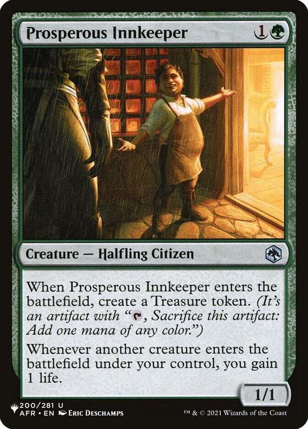 Prosperous Innkeeper [LIST - 200/281] - Cartes Sportives Rive Sud