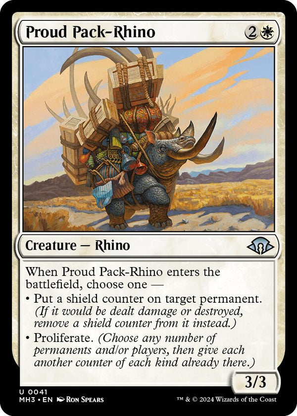 Proud Pack - Rhino [MH3 - 41] - Cartes Sportives Rive Sud