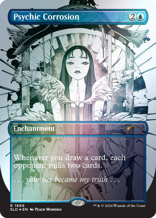 Psychic Corrosion (Rainbow Foil) [SLD - 1669] - Cartes Sportives Rive Sud