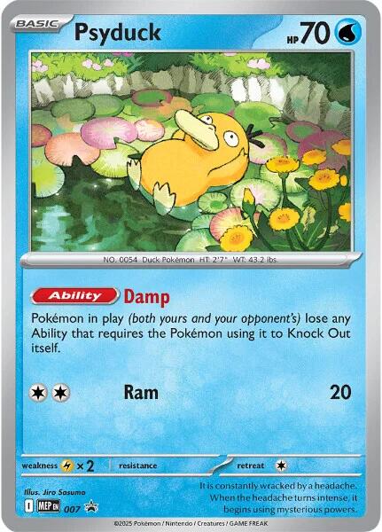 Psyduck - 007 [MEP - 007] - Cartes Sportives Rive Sud