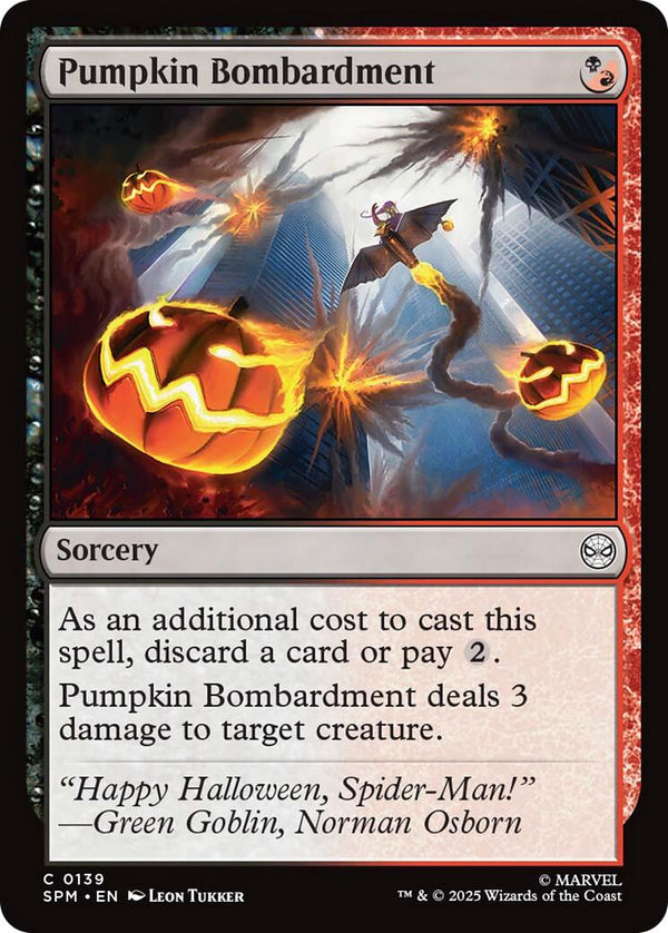 Pumpkin Bombardment [SPM - 139] - Cartes Sportives Rive Sud