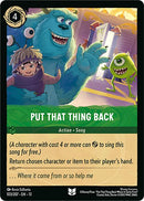 Put That Thing Back [13] - Cartes Sportives Rive Sud