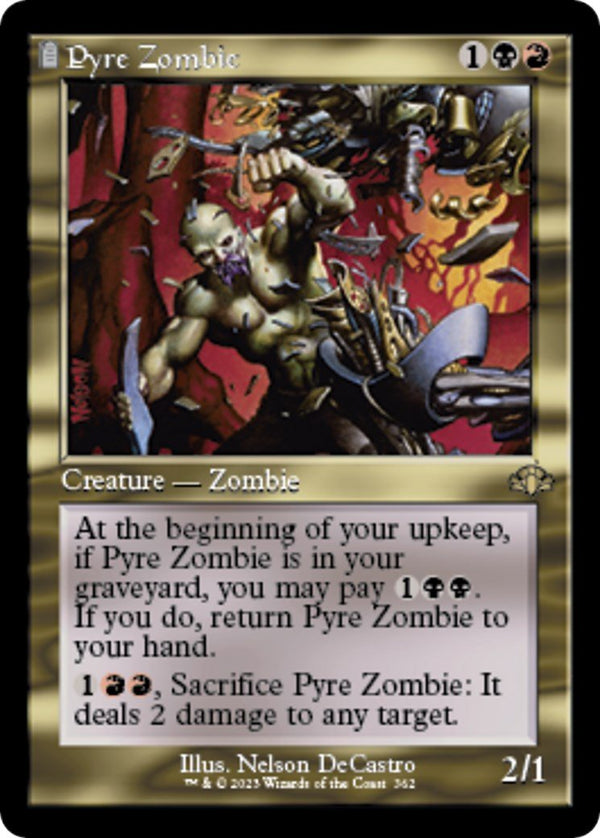Pyre Zombie (Retro Frame) [DMR - 362] - Cartes Sportives Rive Sud