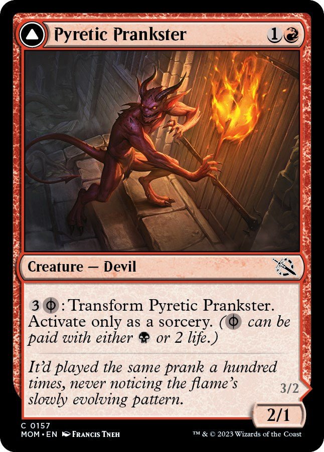 Pyretic Prankster [MOM - 157] - Cartes Sportives Rive Sud