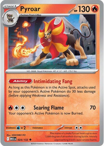 Pyroar [MEG - 024/132] - Cartes Sportives Rive Sud