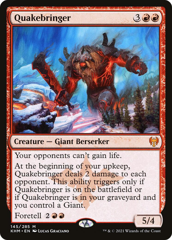 Quakebringer [KHM - 145] - Cartes Sportives Rive Sud