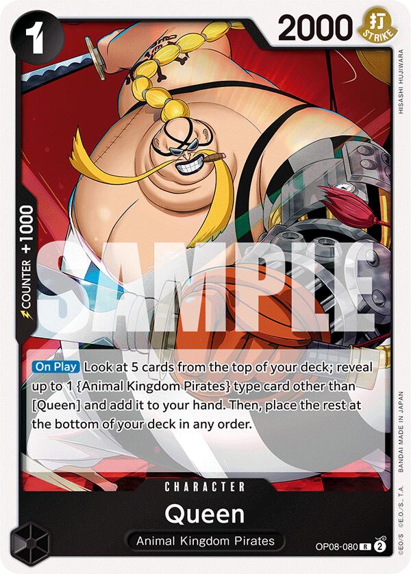 Queen [OP08 - 080] - Cartes Sportives Rive Sud