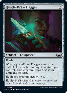 Quick - Draw Dagger [SNC - 243] - Cartes Sportives Rive Sud