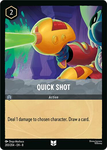 Quick Shot [8 - 203/204] - Cartes Sportives Rive Sud