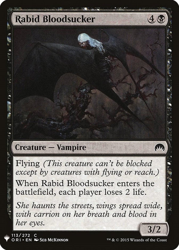 Rabid Bloodsucker [LIST - 113] - Cartes Sportives Rive Sud