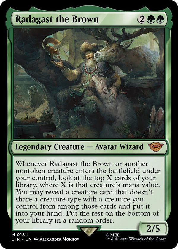 Radagast the Brown [LTR - 184] - Cartes Sportives Rive Sud
