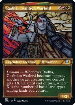Radha, Coalition Warlord (Textured Foil) [DMU - 351] - Cartes Sportives Rive Sud