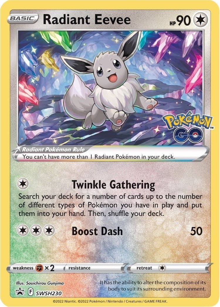 Radiant Eevee - SWSH230 [SWSD - SWSH230] - Cartes Sportives Rive Sud