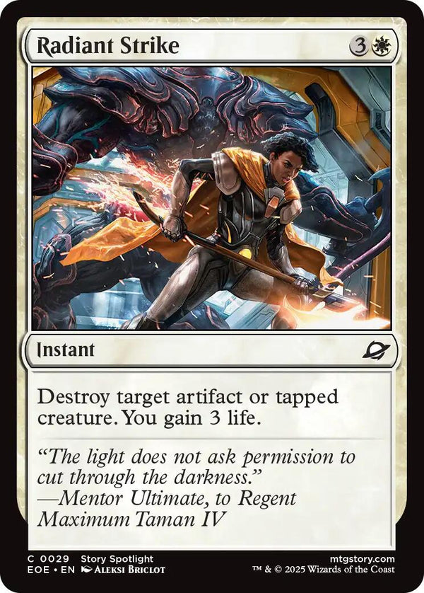 Radiant Strike [EOE - 29] - Cartes Sportives Rive Sud