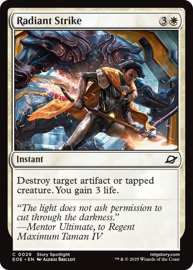 Radiant Strike [EOE - 29] - Cartes Sportives Rive Sud