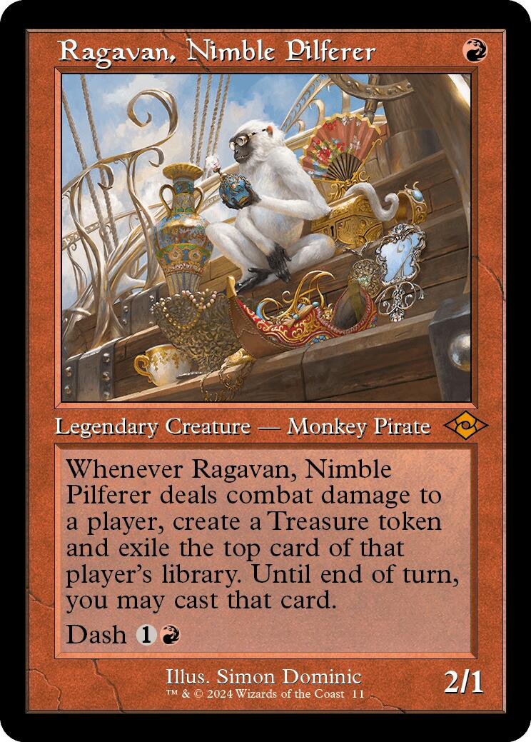 Ragavan, Nimble Pilferer (Retro Frame) [MH2 - 11] - Cartes Sportives Rive Sud