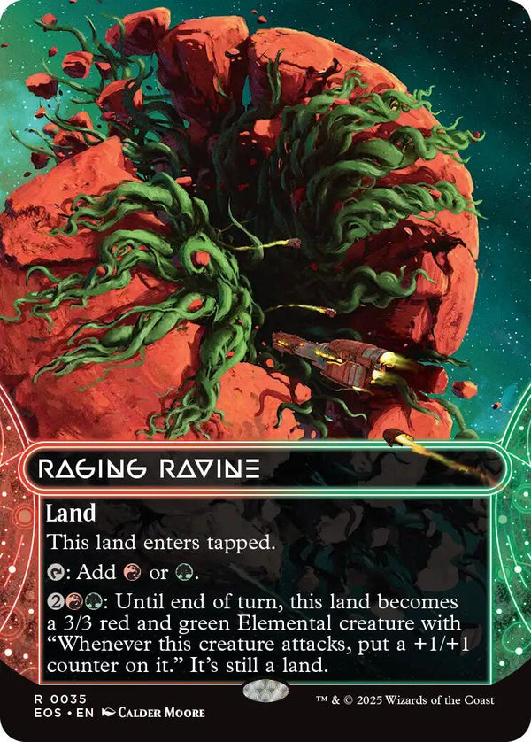 Raging Ravine (0035) (Borderless) [EOS - 35] - Cartes Sportives Rive Sud