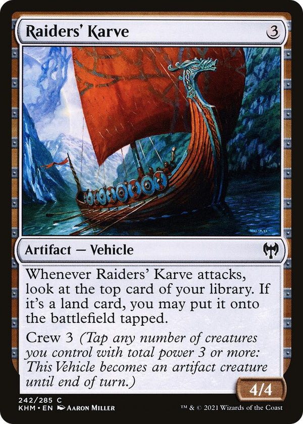Raiders' Karve [KHM - 242] - Cartes Sportives Rive Sud