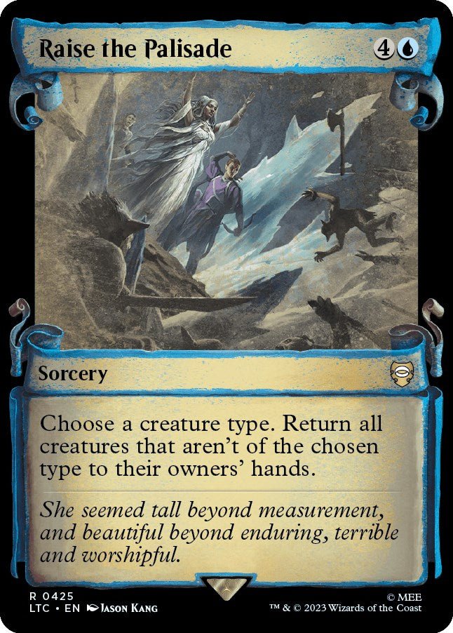 Raise the Palisade (Showcase Scrolls) [LTC - 425] - Cartes Sportives Rive Sud