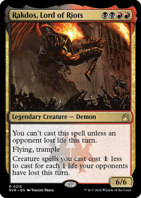 Rakdos, Lord of Riots [RVR - 215] - Cartes Sportives Rive Sud