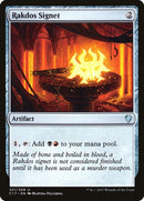 Rakdos Signet [C17 - 221] - Cartes Sportives Rive Sud