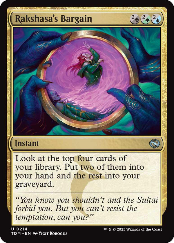 Rakshasa's Bargain [TDM - 214] - Cartes Sportives Rive Sud