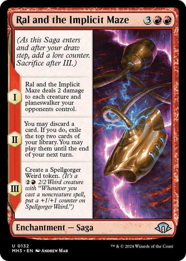 Ral and the Implicit Maze [MH3 - 132] - Cartes Sportives Rive Sud