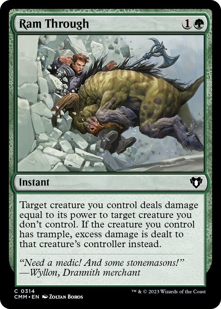 Ram Through [CMM - 314] - Cartes Sportives Rive Sud