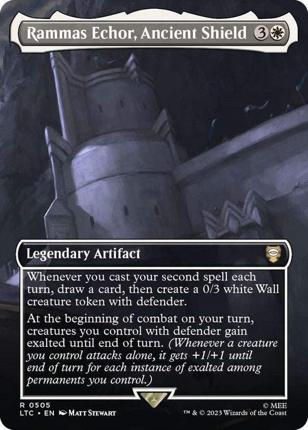 Rammas Echor, Ancient Shield (Borderless) [LTC - 505] - Cartes Sportives Rive Sud