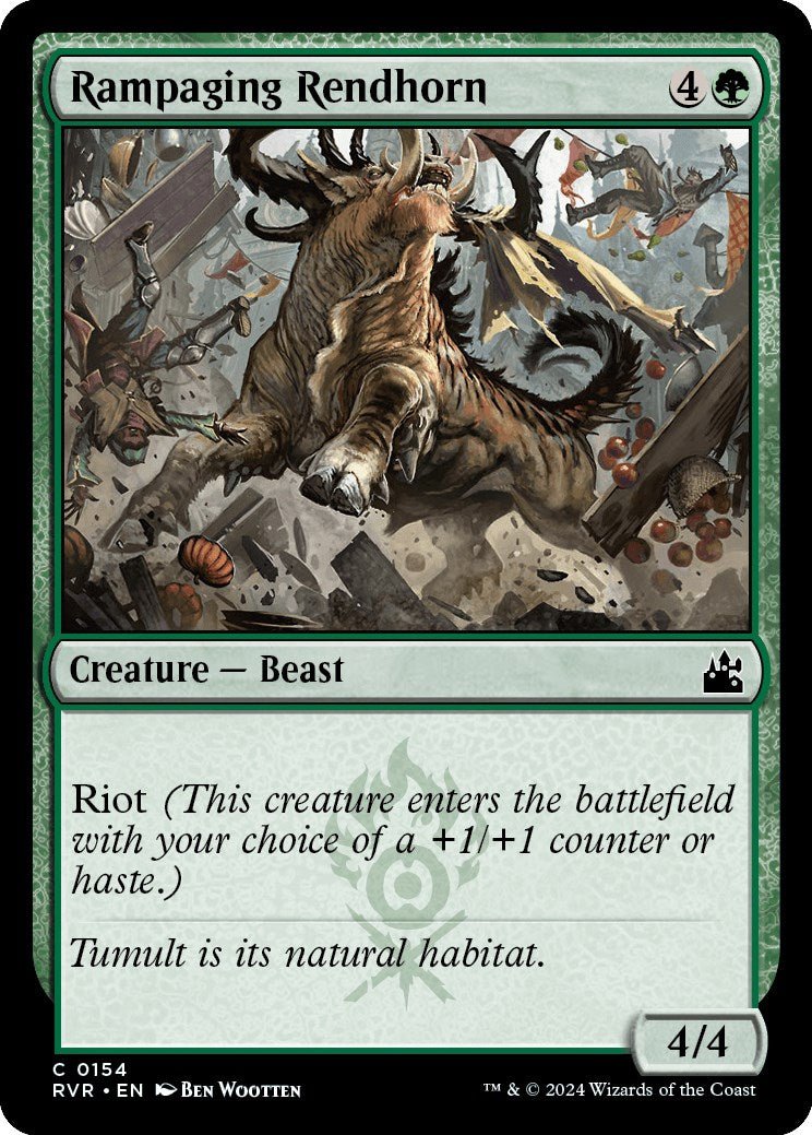 Rampaging Rendhorn [RVR - 154] - Cartes Sportives Rive Sud