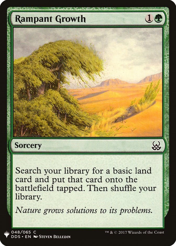 Rampant Growth [LIST - 48] - Cartes Sportives Rive Sud