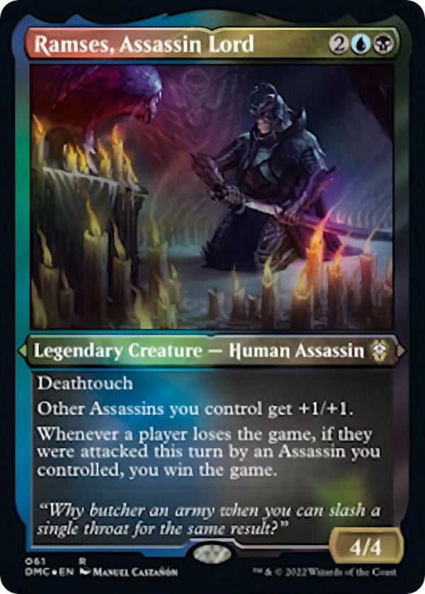 Ramses, Assassin Lord (Foil Etched) [DMC - 61] - Cartes Sportives Rive Sud