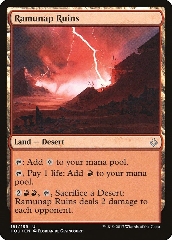 Ramunap Ruins [HOU - 181] - Cartes Sportives Rive Sud