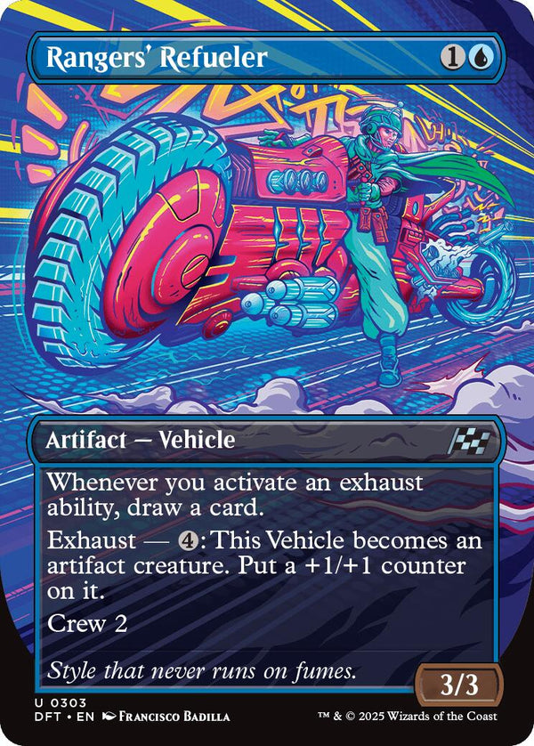Rangers' Refueler (Borderless) [DFT - 303] - Cartes Sportives Rive Sud