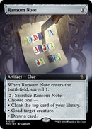 Ransom Note (0357) (Extended Art) [MKC - 357] - Cartes Sportives Rive Sud