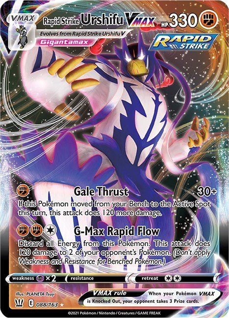 Rapid Strike Urshifu VMAX [SWSH05 - 088/163] - Cartes Sportives Rive Sud