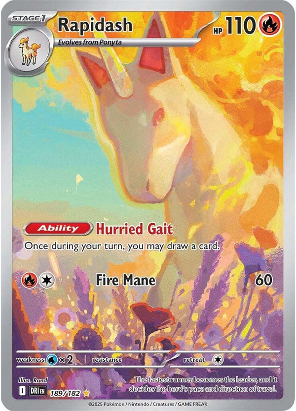 Rapidash - 189/182 [DRI - 189/182] - Cartes Sportives Rive Sud