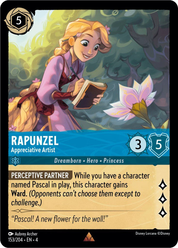 Rapunzel - Appreciative Artist [4 - 153/204] - Cartes Sportives Rive Sud