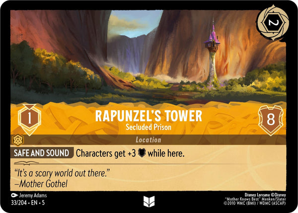 Rapunzel's Tower - Secluded Prison [5 - 33/204] - Cartes Sportives Rive Sud