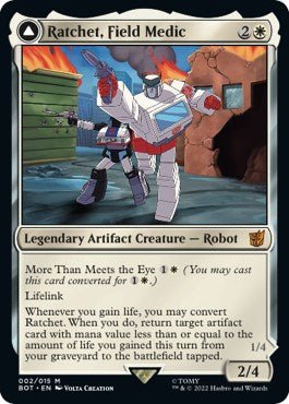 Ratchet, Field Medic [BOT - 2] - Cartes Sportives Rive Sud