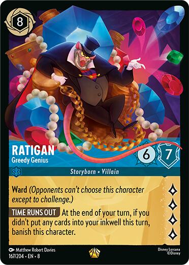 Ratigan - Greedy Genius [8 - 167/204] - Cartes Sportives Rive Sud
