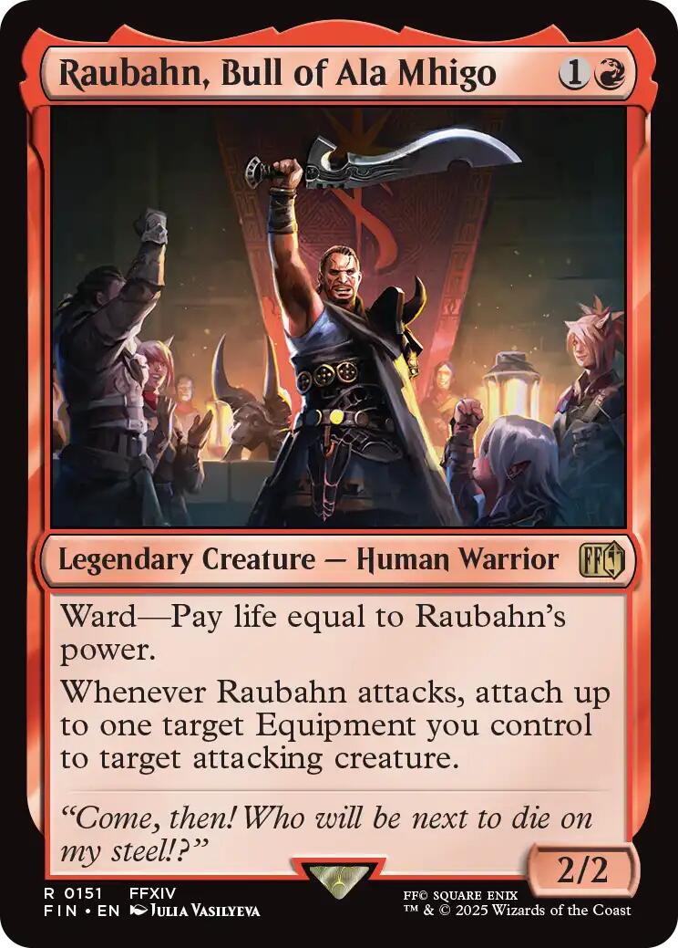 Raubahn, Bull of Ala Mhigo [FIN - 151] - Cartes Sportives Rive Sud