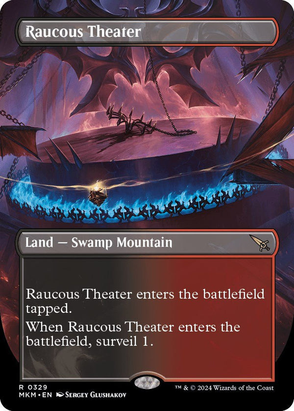 Raucous Theater (Borderless) [MKM - 329] - Cartes Sportives Rive Sud